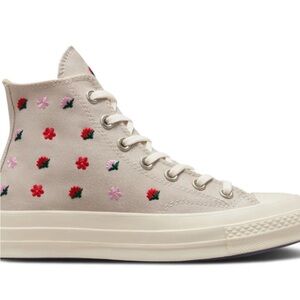Converse Womens Chuck 70 Floral Embroidery Hightop